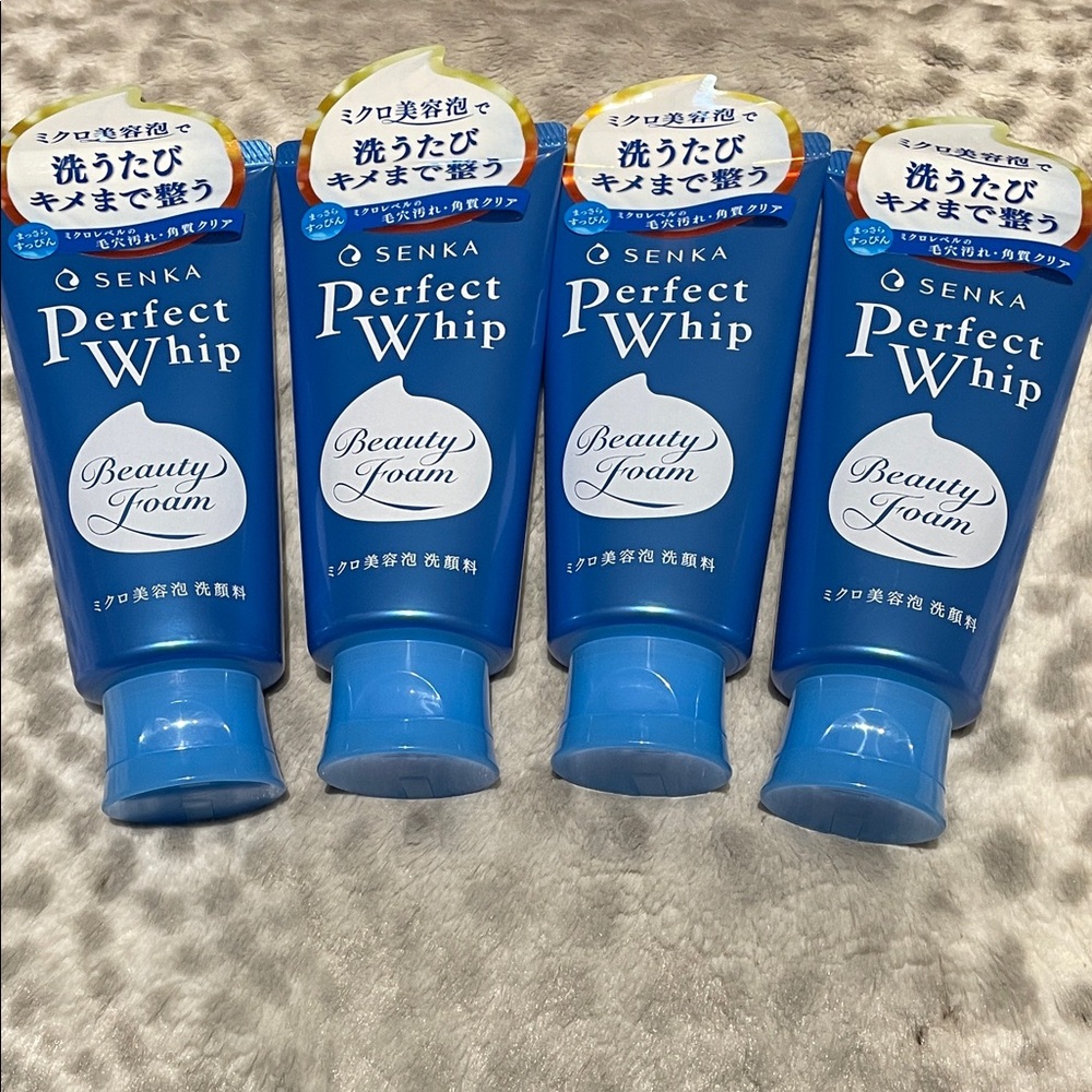 SENKA Perfect Whip Beauty Foam Cleanser 4-Pack • Japanese Skincare